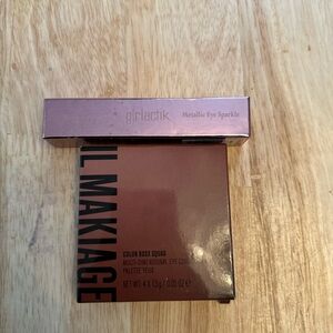NWT IL Makiage quad eye palette and Girlactik eye sparkle